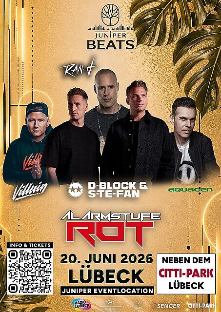 JUNIPER BEATS Festival - DAY 2 (SAMSTAG/ALARMSTUFE ROT)